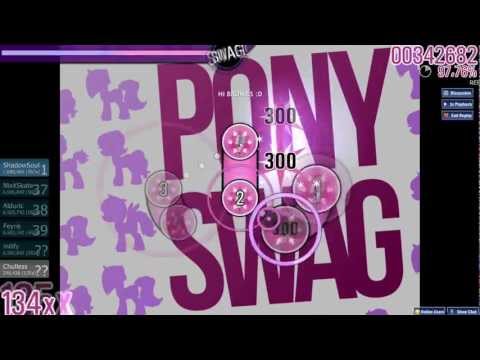 osu ! Swagberg - Pony Swag (feat. Marcos) [MoonShade's Hard]