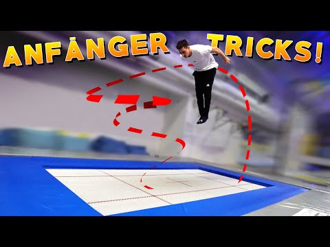 DIE BESTEN TRAMPOLIN TRICKS für Anfänger! - Trampoline Tipps & Tricks!