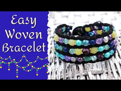 How to Make Sari Silk Jewelry | Beaded Silk Bracelet Making