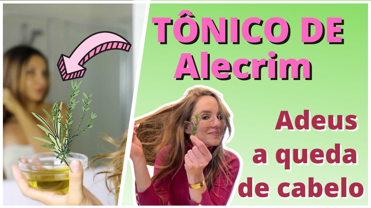 O Melhor Tônico Capilar De Alecrim Para Queda De Cabelo | Dra Bruna Scalco