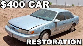 Turning a $400 Junkyard Car into a Daily Driver in 10 Minutes!