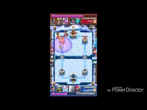 Amazing glitch clash royal invincible electro wizard