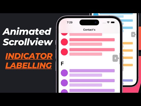 Animated ScrollView Indicator Labelling - Xcode 14 - SwiftUI Tutorial