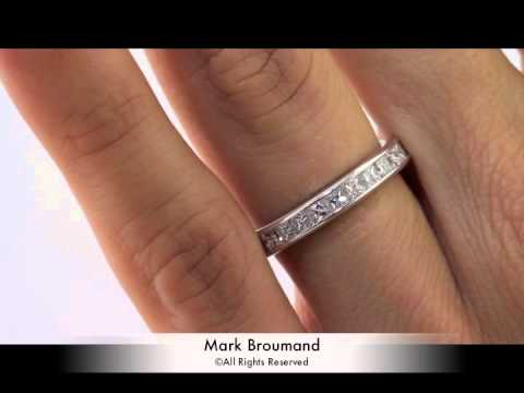 2.00ct Princess Cut Diamond Eternity Band-Mark Broumand
