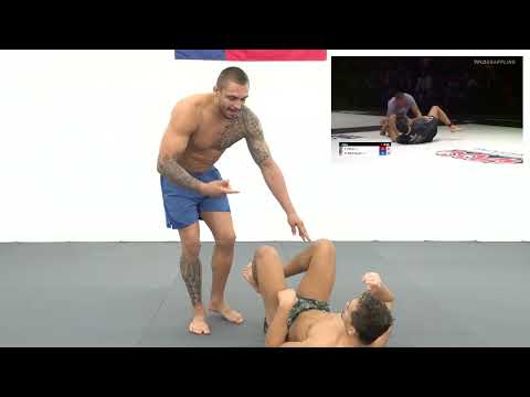 Nicky Rod Explains Body Lock Pass Technique on Felipe Pena at ADCC 2022
