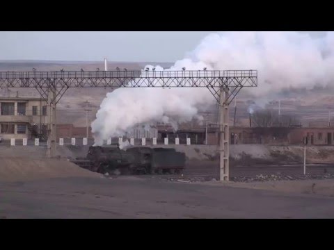 Steam of Sandaoling Coal Mine Railway  China(Dec.2009) 4 中国・三道嶺炭鉱鉄道の蒸気機関車（2009年12月）4