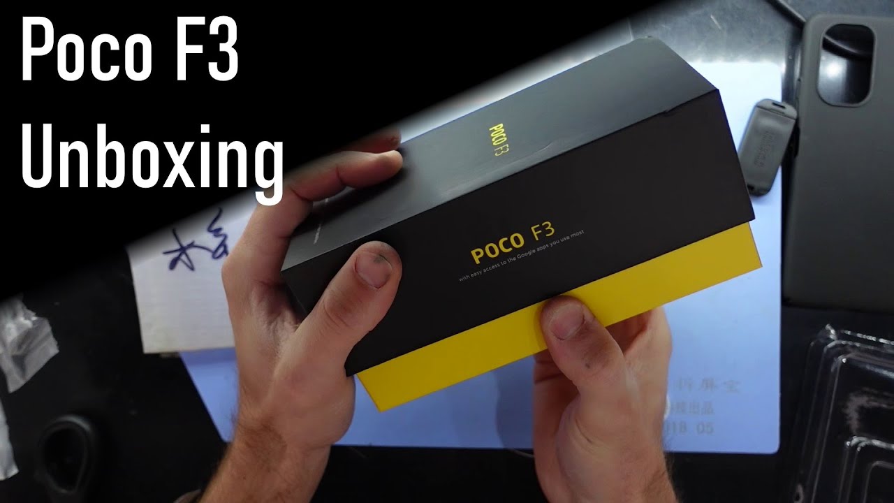 unboxing of the Poco F3, My Poco X3 Replacement