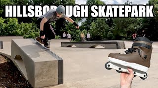 First Time Skating Hillsborough Skate Park // Aggressive Inline