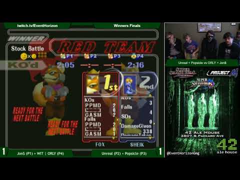 Construct 93 - Jon$ + WIT  ORLY vs Unreal + Popsicle - Melee Doubles WF