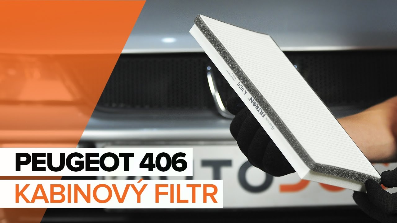 Jak vyměnit kabinovy filtr na Peugeot 406 sedan – návod k výměně