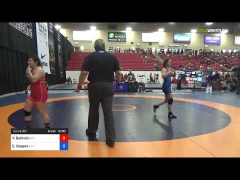 2018 Marine Corps US Open/Senior Women's Freestyle 68 Con 8 #2 - Yvonne Galindo (AWC) Vs. Chloe Ro