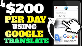 💸Make $265 Per Hour Using GOOGLE TRANSLATE Easily[Make Money Online]