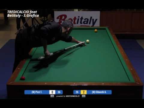 PIZZI vs CIBOCCHI - 3^PROVA BILIARDO BTP 2017 RHO