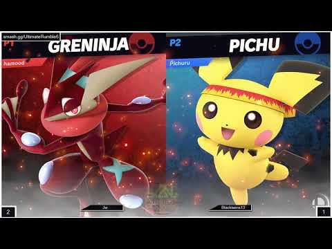 Ultimate Rumble 6 Singles Top16 WF Bo5 Jw Greninja vs Blacktwins13 Pichu