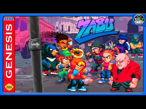 Zabu (2023) - New Game for Sega Genesis / Mega Drive Let's Play! [DEMO]