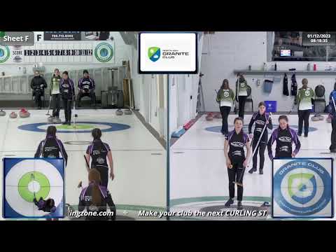Sadie Tolton vs. Rylie Paul - Draw 3 - Xplore U18 Girls Northern Ontario Provincials