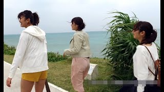 鷲見玲奈アナ強風でペラペラのスカートがお尻に密着して透け捲りハプニング！