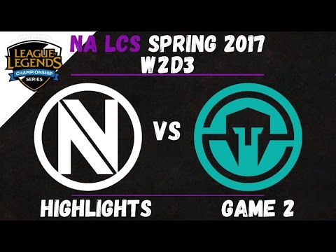 NV vs IMT Highlights Game 2 NA LCS 2017 Spring W2D3 Team EnvyUs vs Immortals