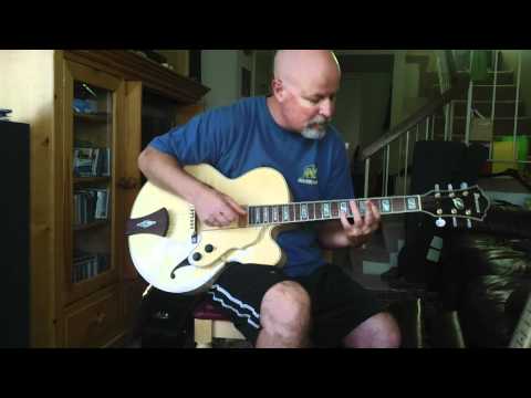 Ibanez Jazz Guitar Highly Flamed Top  Sold $499 Steve 714-548-0395 AF105F