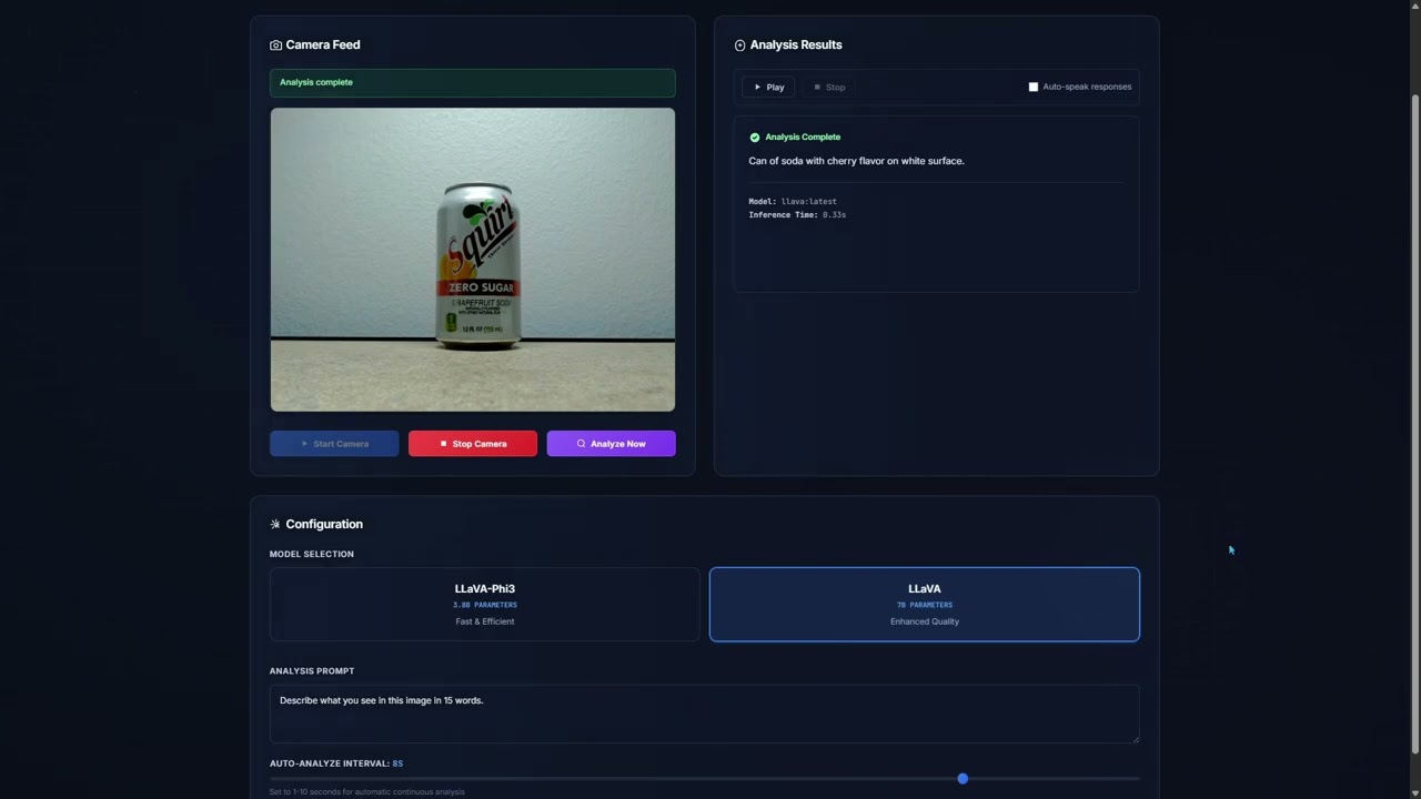LLaVA Vision AI