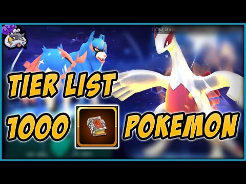 Best Pokémon for 1000 Books Tier List - Pokeland Legends