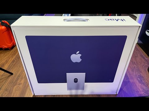 2021 iMac Unboxing - PURPLE iMac M1