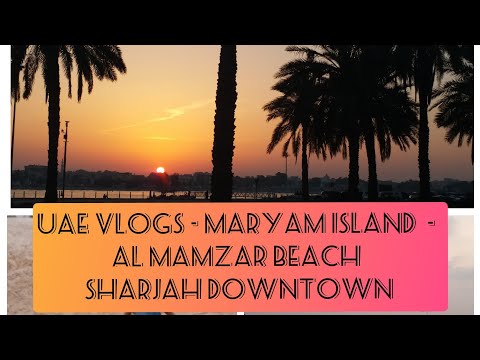 UAE Vlogs - Maryam Island -Magical Sunset View- Al Mamzar beach-Weekend destination-Master Piece-95