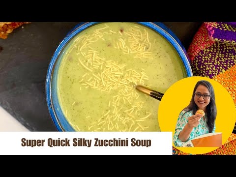 5 Minute Silky Zucchini Soup Recipe | Soup Recipes | Healthy Diet Recipes by Archana's Kitchen