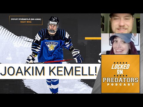 Nashville Predators Steal Joakim Kemell In First Round of 2022 NHL Draft!