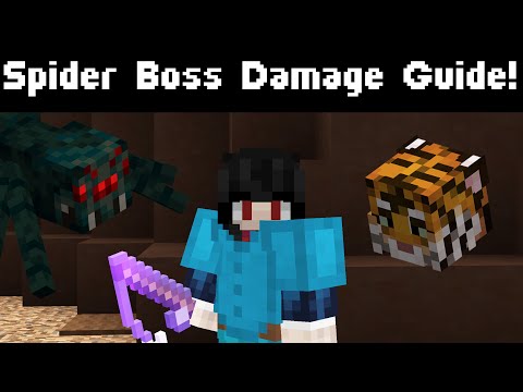 Hypixel Skyblock: How to do INSANE Boss damage! (Arachne Guide) Phantom Rod! Werewolf Armor!