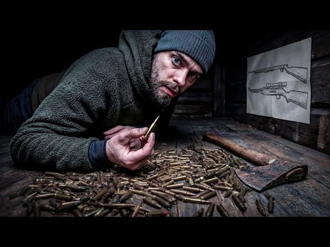 AMMUNITION EVERYWHERE! Someone has barricaded themselves in here! Lost place