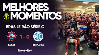 COM GOLAÇO DE CINEMA, CAXIAS VENCE A PRIMEIRA NA SÉRIE C | Melhores Momentos