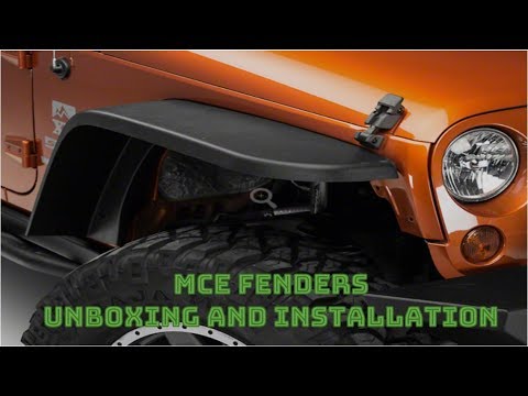 MCE Fenders unboxing and installation