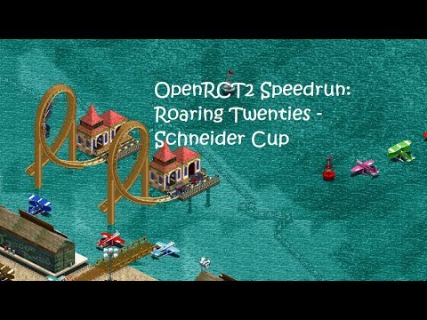 OpenRCT Speedrun - Roaring Twenties - Schneider cup in 52s