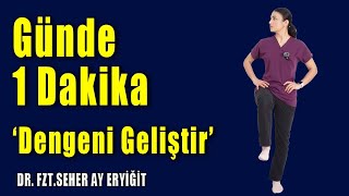1 Dakikada Dengeyi Geliştiren Basit Egzersiz #aktifizyo #denge