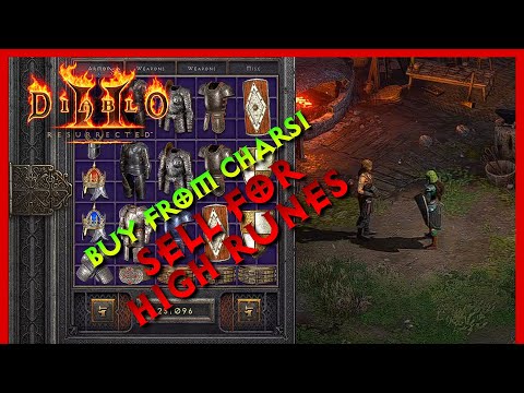 Diablo 2 Resurrected - Items Worth High Runes You can Buy from Charsi, And other useful Items.
