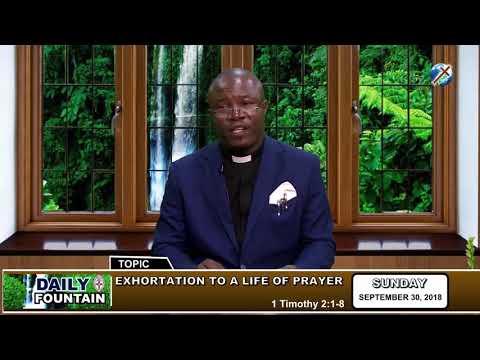 DAILY FOUNTAIN OF SEPTEMBER 30, 2018 -  REV'D CANON UMORAMI S. AZERY