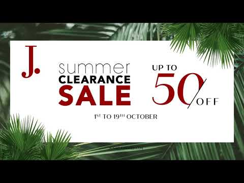 J. Summer Clearance Sale 2025