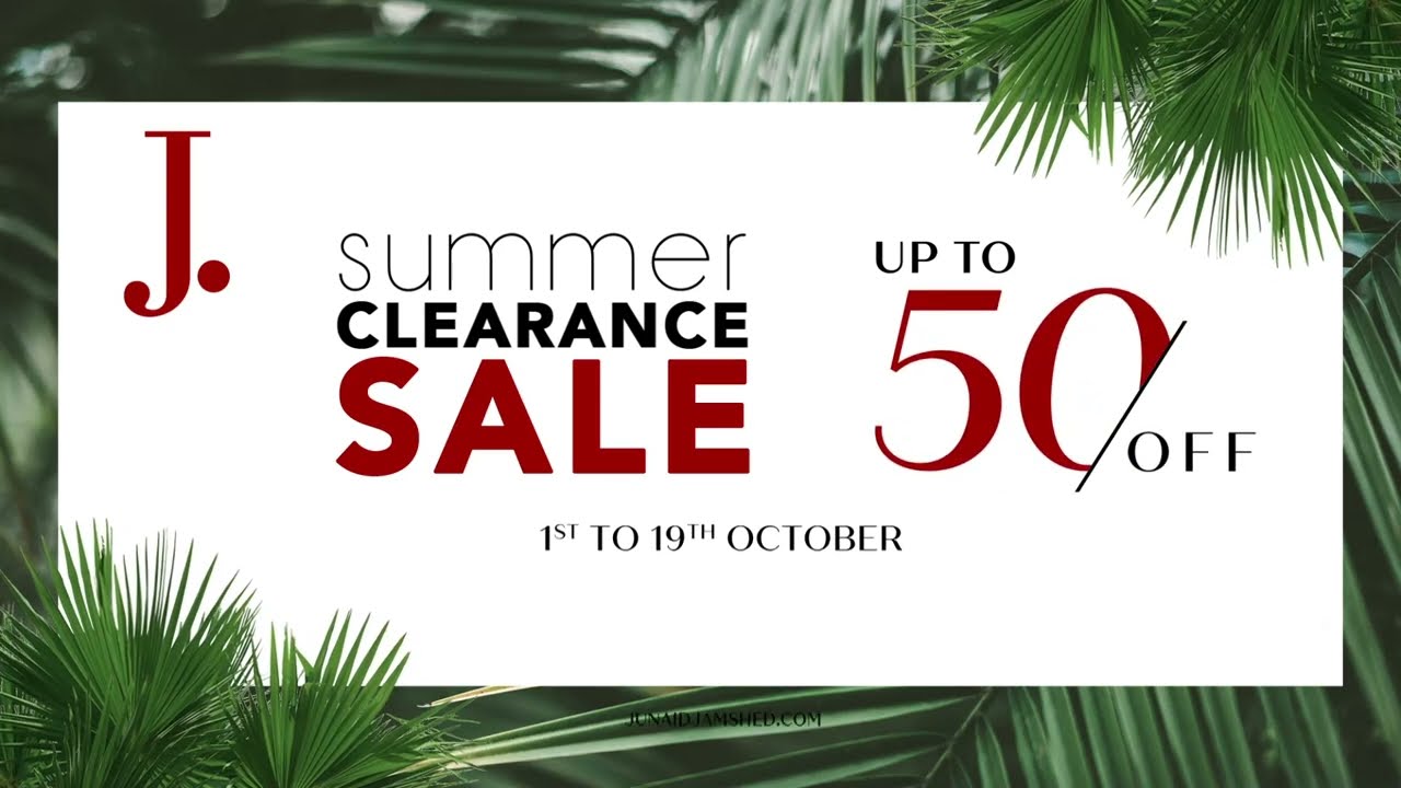 J. Summer Clearance Sale 2025