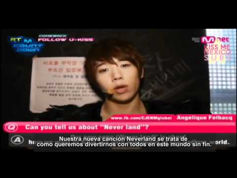 [KissMeMexicoSubs] 130911 RT Mcountdown 2nd EP- U-Kiss