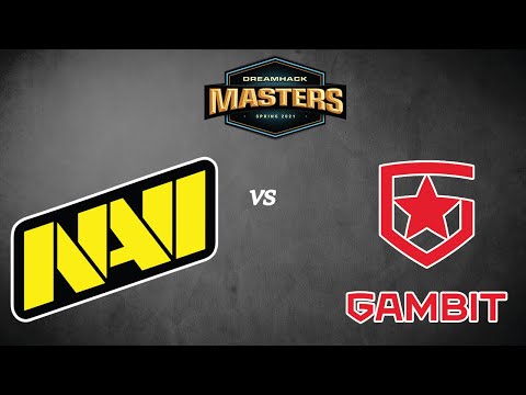 LIVE: Gambit vs. Natus Vincere - DreamHack Masters Spring 2021