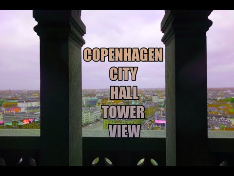 Copenhagen city hall tower view