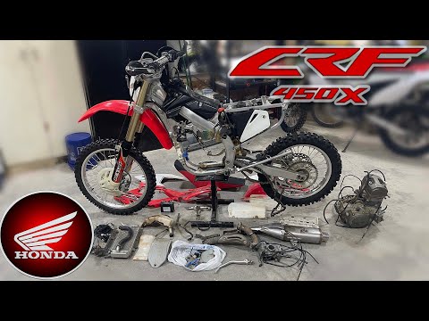 2005 Honda CRF450X Engine & Bike Re-Assembly Ep43
