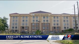 Mother arrested after leaving 3 children alone in Orlando hotel