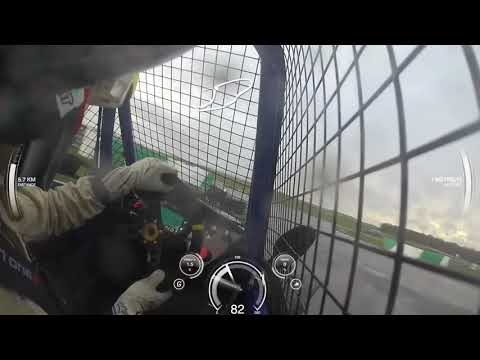 One lap from Mettet David Méat on board