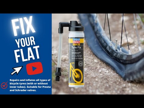 How to permanently seal punctures on your bike tyres with Liqui Moly Tyre Fix - Epi 42