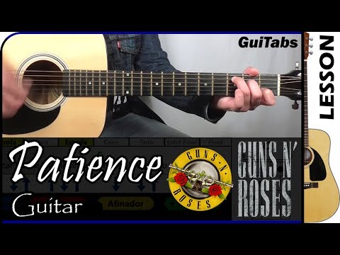 How to play PATIENCE - Guns N' Roses 🔫🌹 / GUITAR Lesson 🎸 / GuiTabs N°057