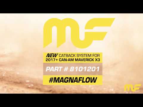 [Watch & Hear The Sound] MagnaFlow 2017 - 2020 Can-Am Maverick X3 Exhaust System