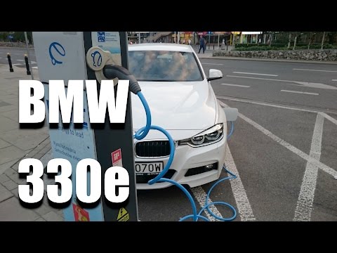BMW 330e plug-in hybrid (ENG) - Test Drive and Review Video