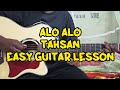 Alo Alo Guitar Lesson | Tahsan | Alo Easy Chords